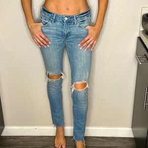 Light Blue Denim skinny jeans size 27. 
Brand: &denim